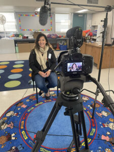 Production photo from Videos of Expanded Learning Program Project